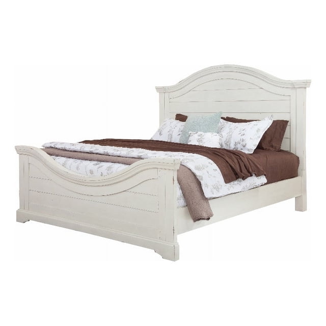Stonebrook Queen Panel Bed Set- Antique Gray