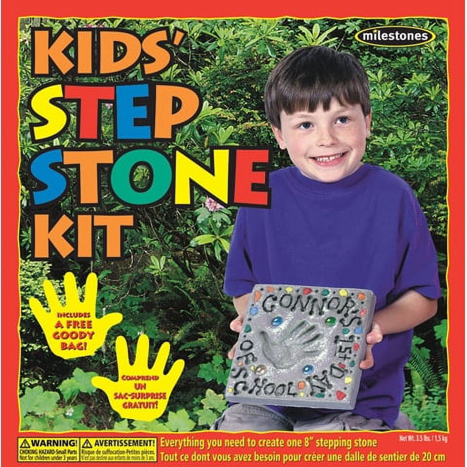 Made By Me Mix & Mold Stepping Stone Kit, Boys and Girls, Child, Ages 6+ -  Walmart.com