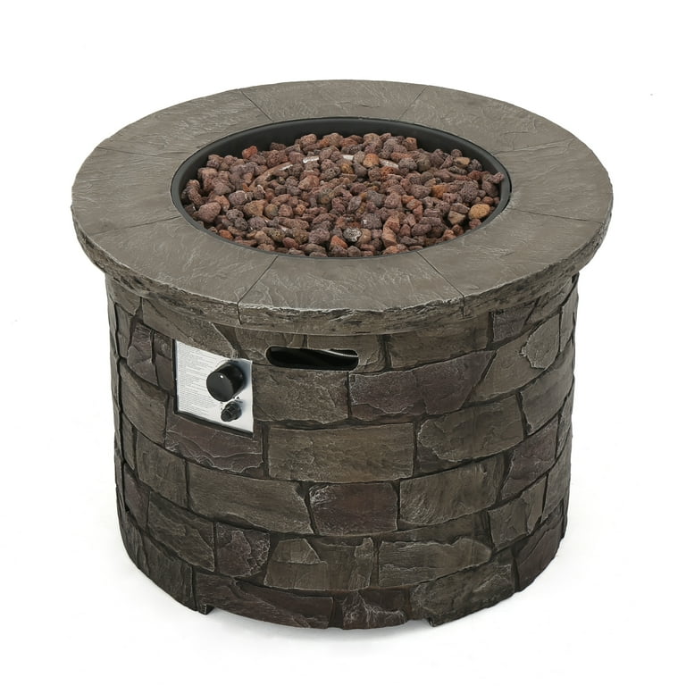 Stonecrest Outdoor Circular Firepit, Natural Stone Stonecrest Outdoor Circular Firepit, Natural Stone