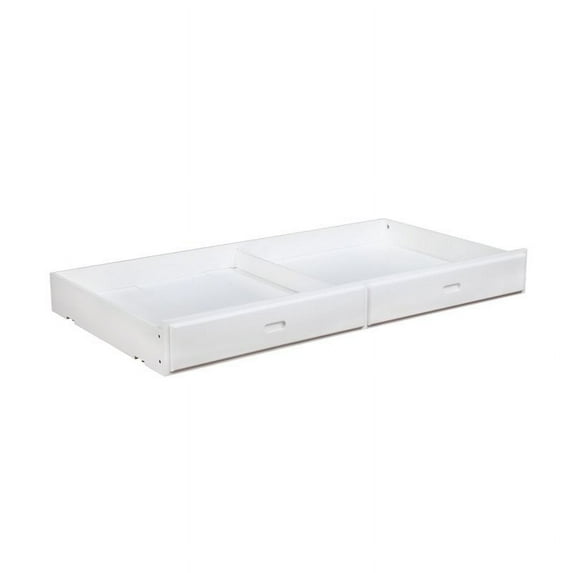 Stonecroft Furniture Cesar Storage Trundle in White