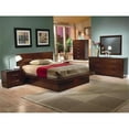 thumbnail image 1 of Stonecroft Furniture Hickory Way 4 Piece King Platform Bedroom Set in Cappuccino, 1 of 1