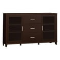 thumbnail image 1 of Stonecroft Furniture Martin Wood TV Stand for TVs up to 46" in Cappuccino, 1 of 6