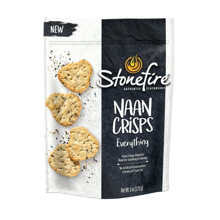 Stonefire Everything Naan Crisps, 6 oz, 1 Count