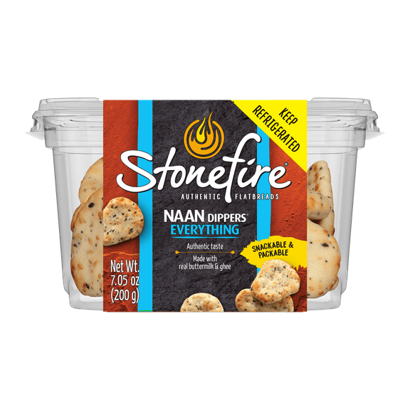 Stonefire Everything Naan Dippers, 7.05 oz, 20 Count