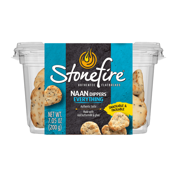 Stonefire Everything Naan Dippers, 7.05 oz, 20 Count