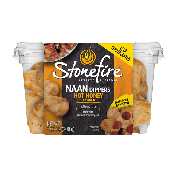 Stonefire Hot Honey Naan Dippers, 7.05 oz, 20 Count