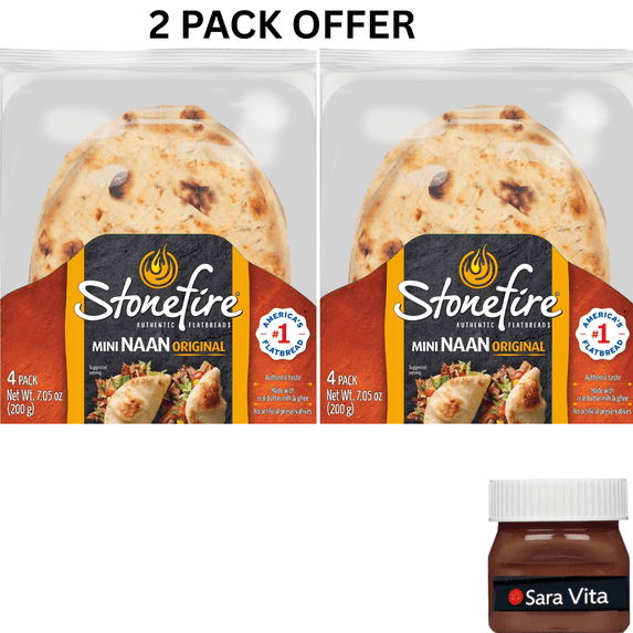 Stonefire Original Mini Naan, 7.05 oz, 4 Count