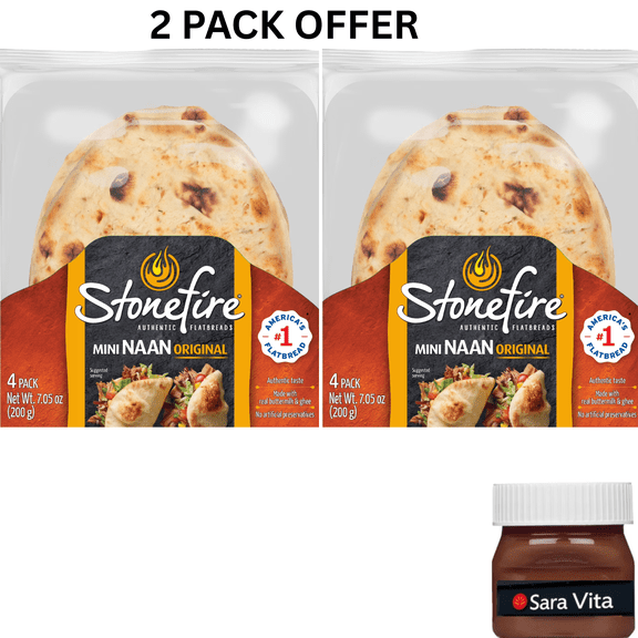 Stonefire Original Mini Naan, 7.05 oz, 4 Count
