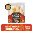 thumbnail image 1 of Stonefire® Original Mini Naan Bread, Soft Authentic Flatbread for Dipping & Pizza, 7.05 oz, 4 Count, 1 of 10