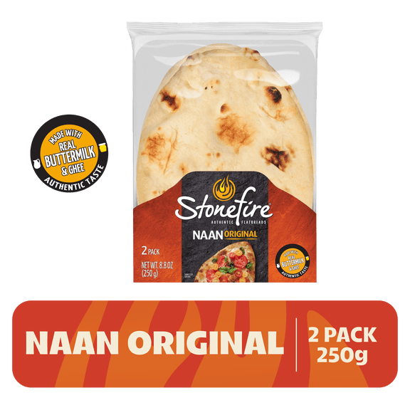Stonefire Original Naan Bread, 8.8 oz, 2 Count