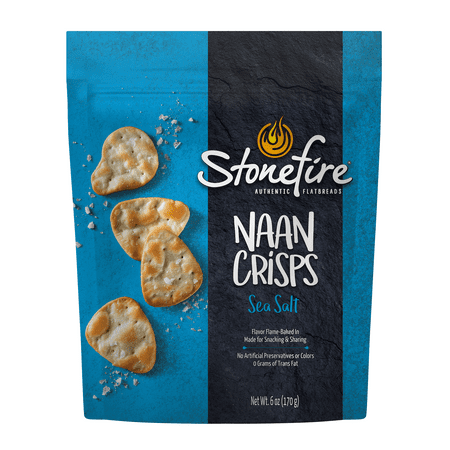 Stonefire® Sea Salt Naan Crisps, 6 oz, 1 Count