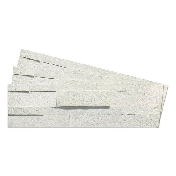 Stoneflex Gray Natural Stone Tiles 1 sq ft Cover Area, for Kitchen Bathroom 10 Pack