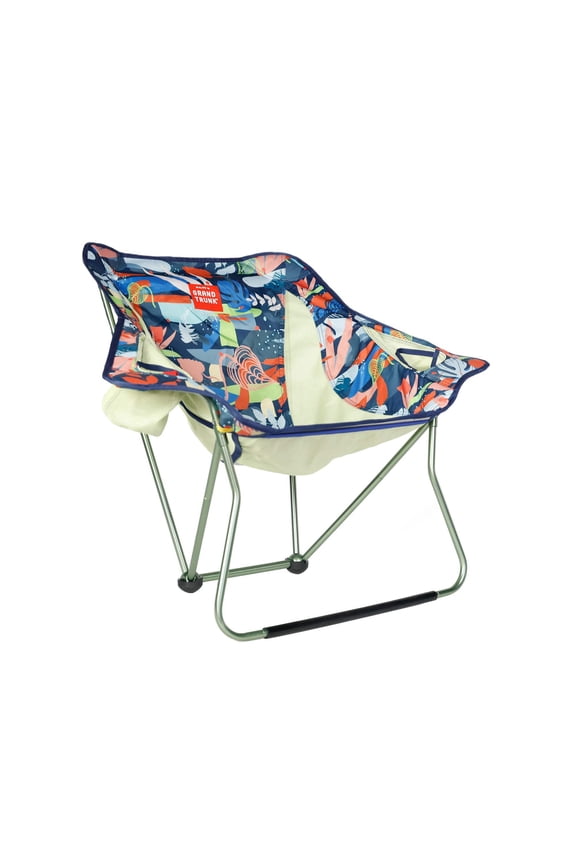 Stonefly Chair – Ultralight Rockable Camp Chair with Cup Holders & Storage Pocket, Packs to 15" x 6", 250 lb Capacity for Camping & Festivals