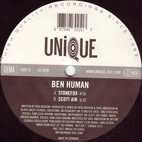 Ben Human Stonefox (Vinyl Record)