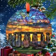thumbnail image 1 of Stonehenge Christmas Ornament, Ceramic/Acrylic Ornament, Mom’s Day Keepsake, Romantic Valentine Decor, Festival Season Ornament, Collectible 2025, 1 of 5