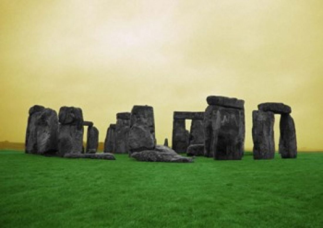 Stonehenge England Canvas Art - Bill Bachmann DanitaDelimont (24 x 17)