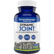 Stonehenge Health Dynamic Joint Supplement - Comfort, Mobility, Flexibility with ApresFlex Boswellia, MSM, Collagen, Bromelain, Turmeric, Vitamin C, D3 (60 Capsules)