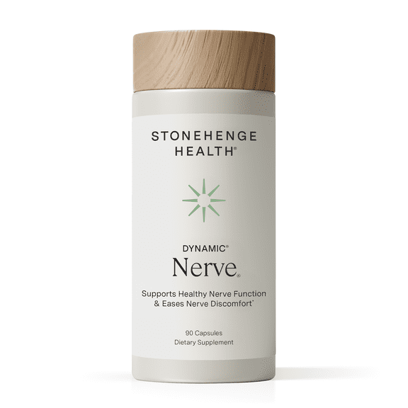 Stonehenge Health Dynamic Nerve Supplement, Supports Function in Fingers, Toes, Hands, & Feet, Alpha Lipoic Acid ALA, Benfotiamine, PEA, Boswellia