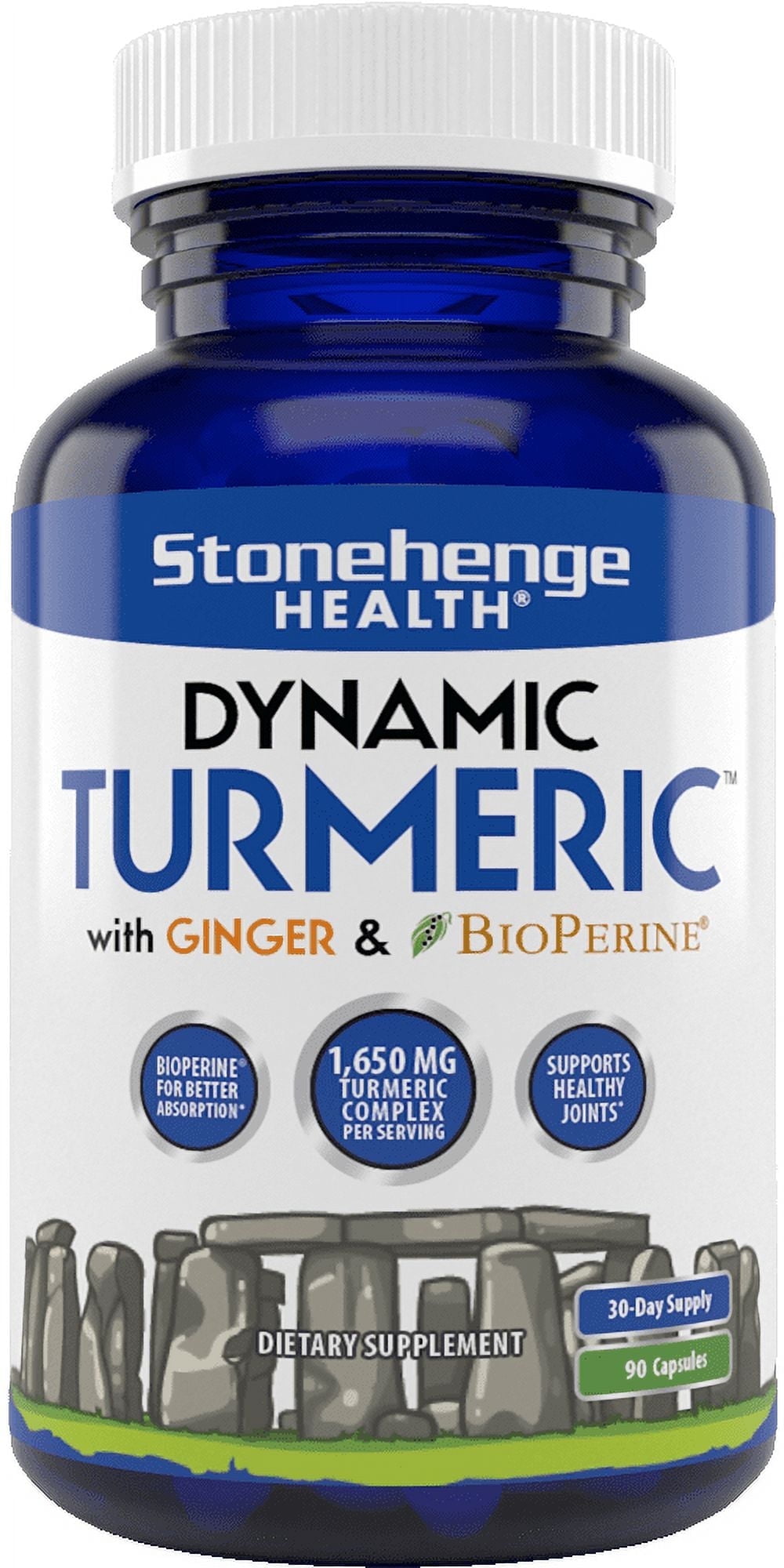Free Shipping! Stonehenge Health Organic Turmeric Curcumin