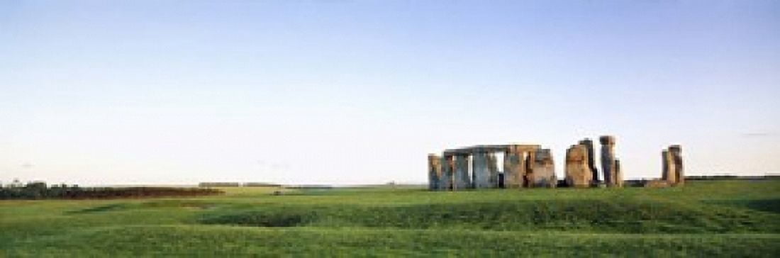 Stonehenge Wiltshire England Canvas Art - Panoramic Images (18 x 6)