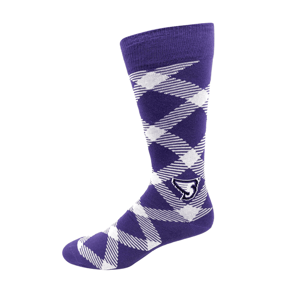 Stonehill College Cotton Socks, Large/X-Large