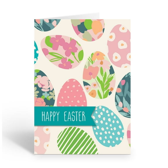 Stonehouse Collection | Happy Easter Greeting Cards | Modern Easter Eggs Greeti