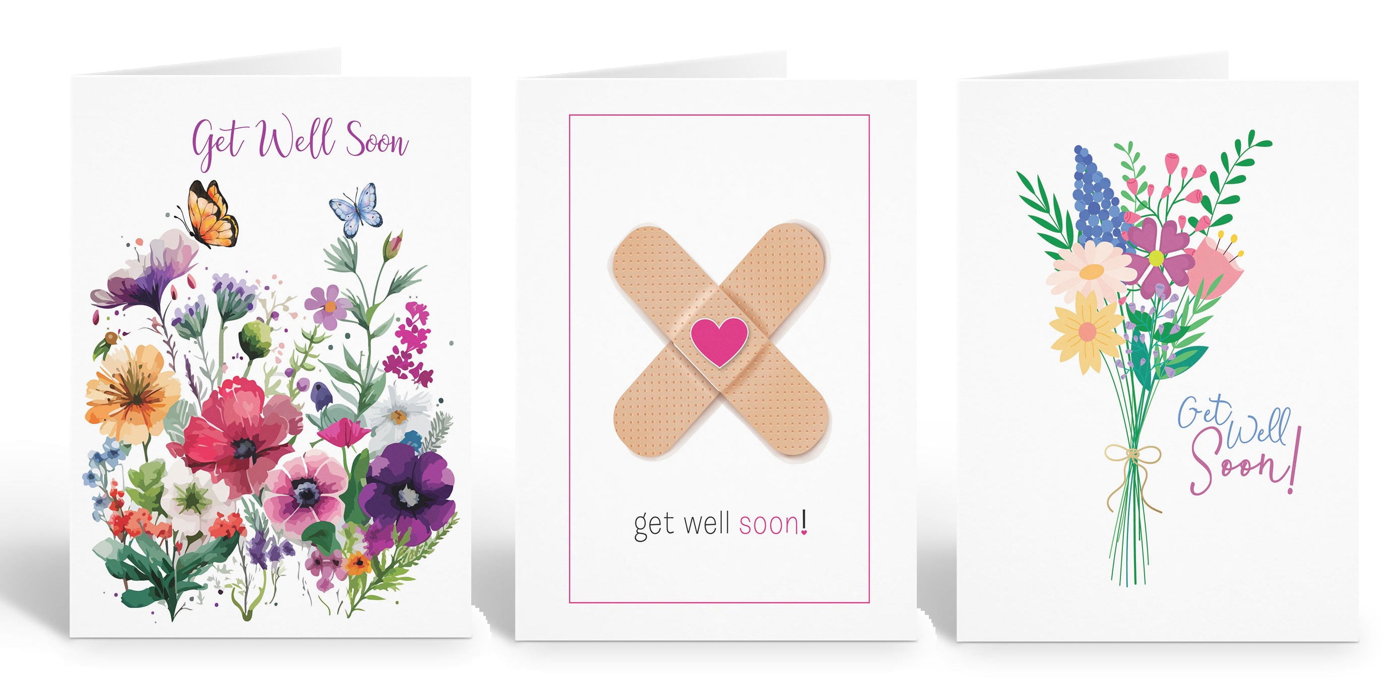 Stonehouse Colleciton | Assorted Get Well Note Cards| Feel Better Note ...