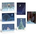 Stonehouse Collection Assorted Christmas Cards Winter Forest Holiday