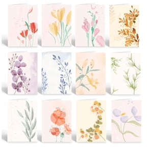 Stonehouse Collection | Assorted Floral Watercolor Note Cards | A Variety of Flo
