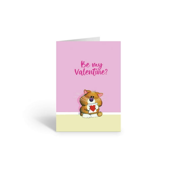 Stonehouse Collection Boxed Valentine's Day Card - 12 Cards & Envelopes (Be My Valentine)