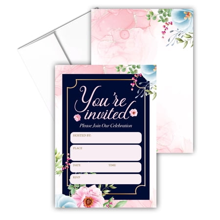 Stonehouse Collection | Floral Party Invitations for Any Occasion | Garden Party