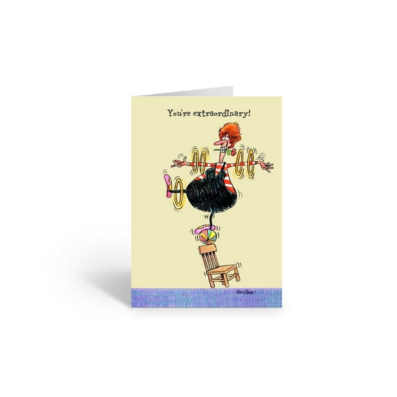 Stonehouse Collection Funny Congratulation Card, Humorous "You're Extraordinary"