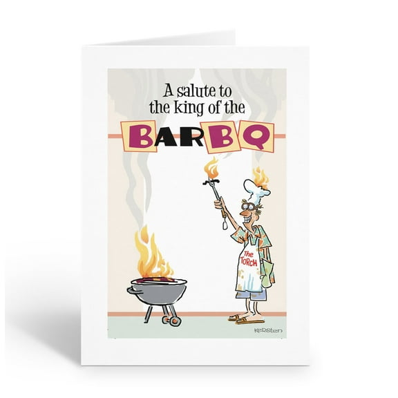 Stonehouse Collection | Funny Father’s Day Card | “Grill Master in Action” | The