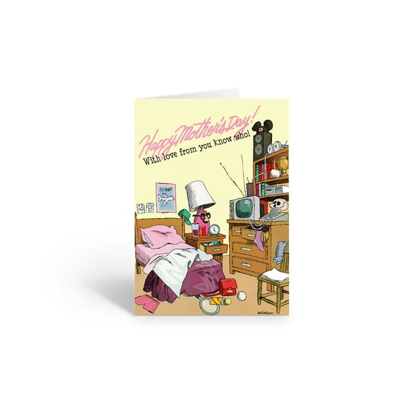 Stonehouse Collection | Funny Mother's Day Greeting Card | Messy Room Humor Card