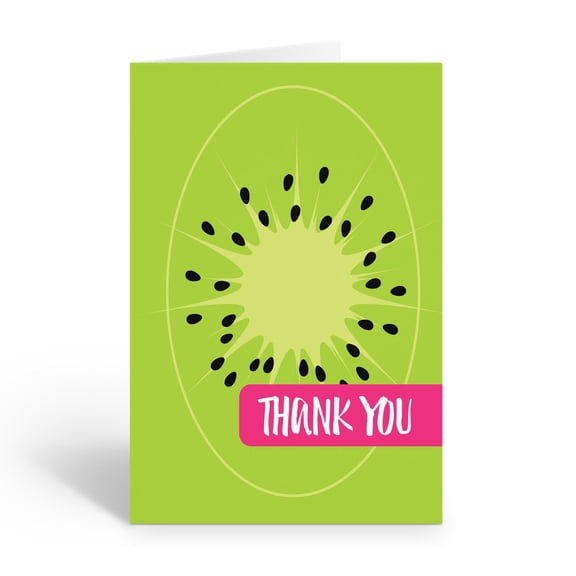 Stonehouse Collection, Kiwi Thank You Card – Blank Inside | Fresh & Modern Fruit
