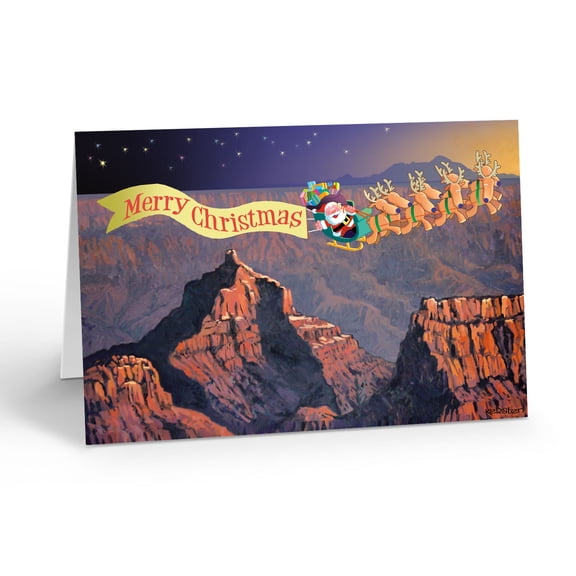 Stonehouse Collection Merry Christmas Grand Canyon - Christmas Card - 40046