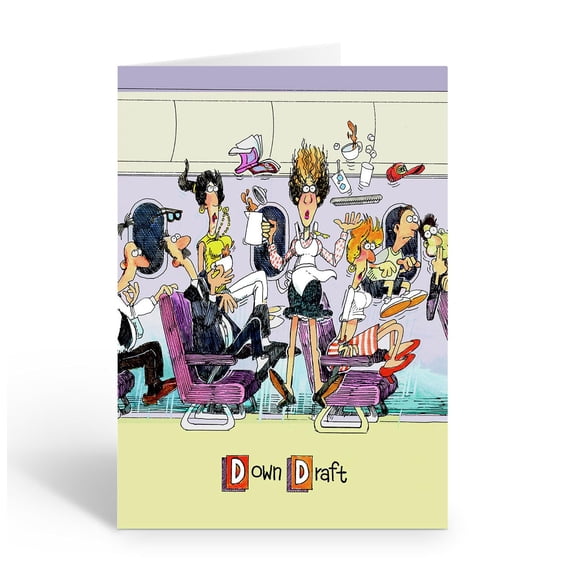 Stonehouse Collection |The Old Pro Funny Airplane Pilot Note Card | 10 Boxed Airplane Note Cards & Envelopes | Pilot Gift (Turbulence)