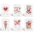 thumbnail image 1 of Stonehouse Collection | Assorted Red Heart Design Thank You Note Cards | 6 Desig, 1 of 9