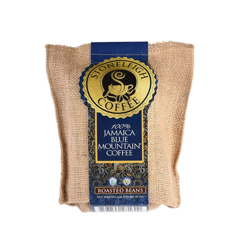 Stoneleigh 100% Jamaica Blue Mountain Coffee Whole Beans 8oz