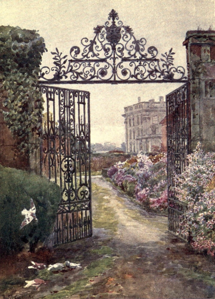 Stoneleigh Abbey Canvas Art - F Whitehead (18 x 24)