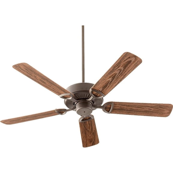 Stoneleigh Dell Patio Ceiling Fan in Transitional Style 52 inches Wide By 13.78 inches High-Oiled Bronze Finish-Oiled Bronze Blade Color Bailey Street