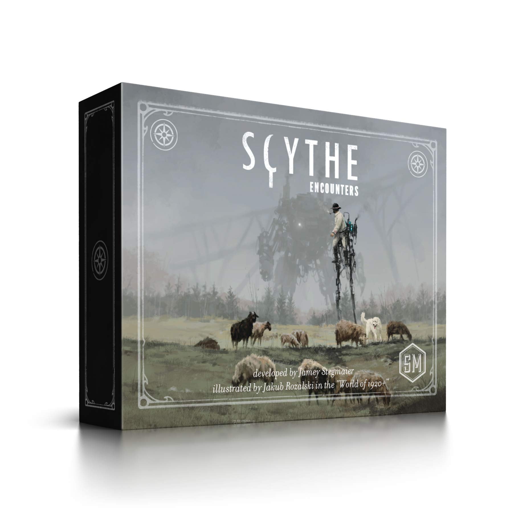 Stonemaier Games: Scythe Encounters Expansion | Add to Scythe (Base Game) | 32 New Encounter Cards | Ages 14+, 1-5 Players, 115 Mins Stonemaier Games: Scythe Encounters Expansion | Add to Scythe (Base Game) | 32 New Encounter Cards | Ages 14+, 1-5 Players, 115 Mins