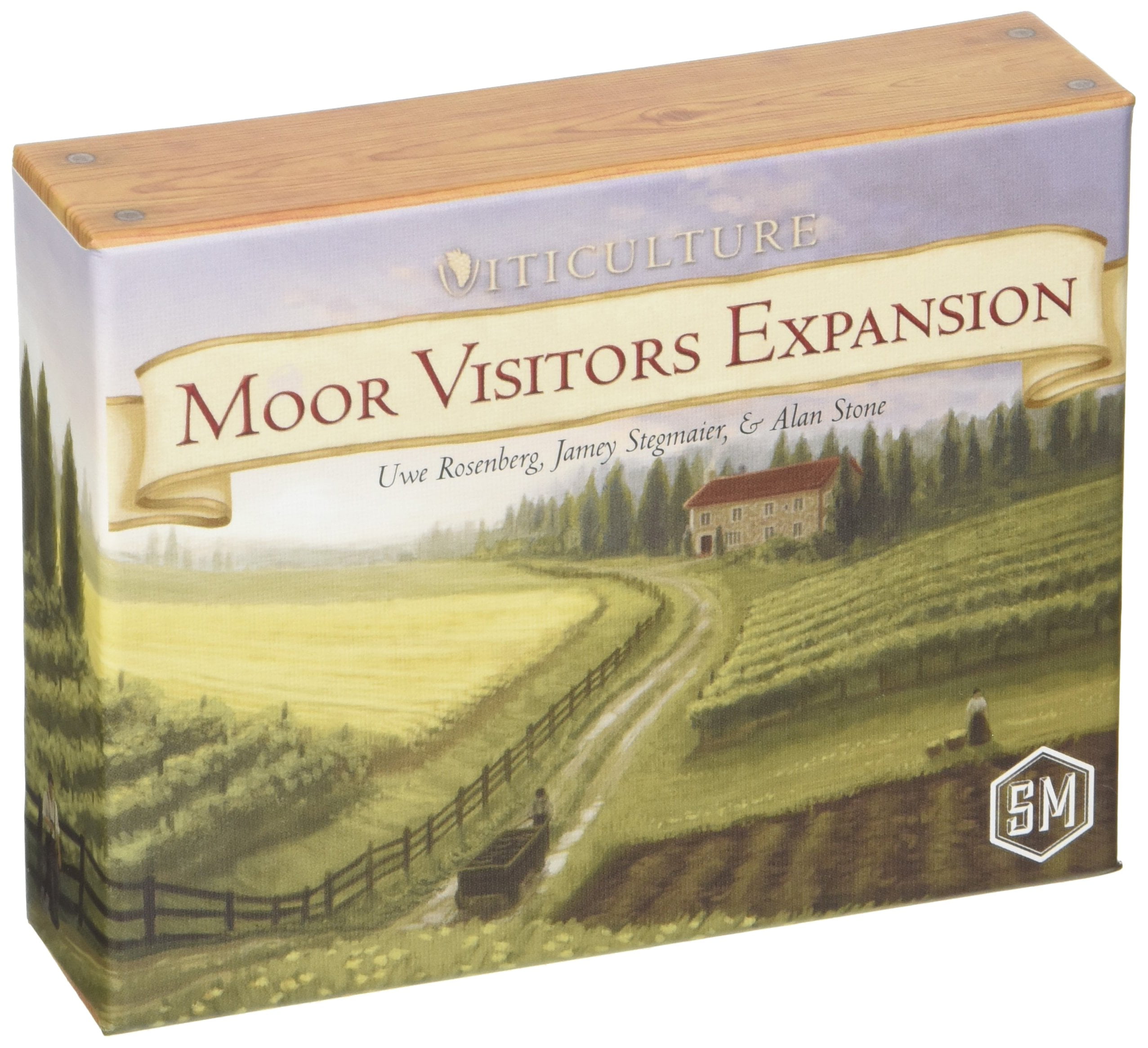 Stonemaier Games: Viticulture: Moor Visitors Expansion | Add to Viticulture (Base Game) | Adds 40 New Visitor Cards | 1-6 Players, 90 Mins, Ages 14+ Stonemaier Games: Viticulture: Moor Visitors Expansion | Add to Viticulture (Base Game) | Adds 40 New Visitor Cards | 1-6 Players, 90 Mins, Ages 14+