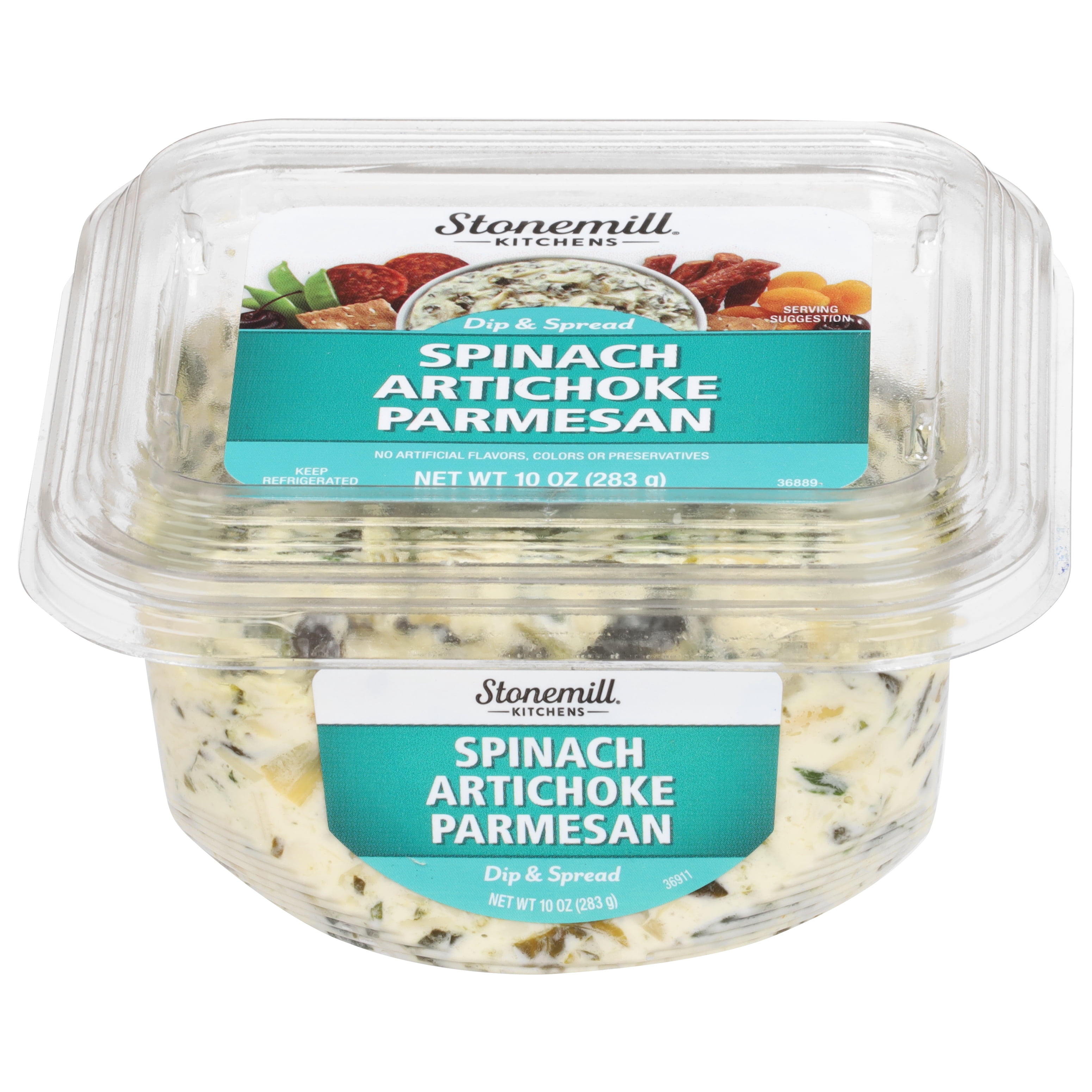 Stonemill Kitchens Spinach & Artichoke Parmesan Dip, 10 oz Tub