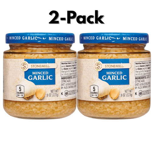Stonemill Minced Garlic 2-Pack 8 oz