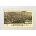 thumbnail image 1 of Stoner 14x10 White Modern Wood Framed Museum Art Print Titled - Helena Montana - Stoner 1883, 1 of 4