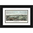 thumbnail image 1 of Stoner 14x9 Black Ornate Wood Framed with Double Matting Museum Art Print Titled - Toledo Ohio - Stoner 1876, 1 of 4