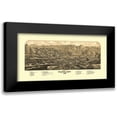 thumbnail image 1 of Stoner 24x14 Black Modern Framed Museum Art Print Titled - Golden Colorado - Stoner 1882, 1 of 5