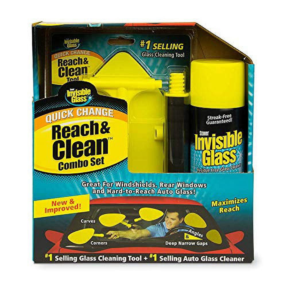 Invisible Glass 99031 Reach And Clean Tool Combo Kit With Windshield Wand