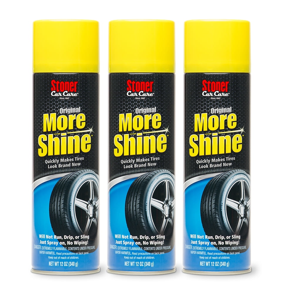 Stoner Car Care 910443PK 12Ounce More Shine Original Tire Dressing Spray for Tire and Wheel